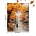 thumbnail image 3 of Qisvanset Autumn Park Street Lamp Canvas Wall Art 15.75x11.81 Inches, 3 of 8