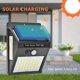 thumbnail image 3 of Lámpara de seguridad con Sensor de movimiento para exteriores luz de Ehuebsd pared alimentada por energía Solar 100LED impermeable para decoración de jardín, 3 of 9
