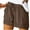Brown womens pant, variant on Dianli Cozy Women Pants Stylish Deals You Can't Miss Plain Mini Short Pants Loose Casual Elastic Waist Pocket Short Pants with Drawstring , Gift on Clearance