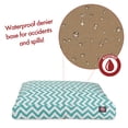 thumbnail image 5 of Majestic Pet | Chevron Rectangle Pet Bed For Dogs, Removable Cover, Teal, Extra Large, 5 of 6