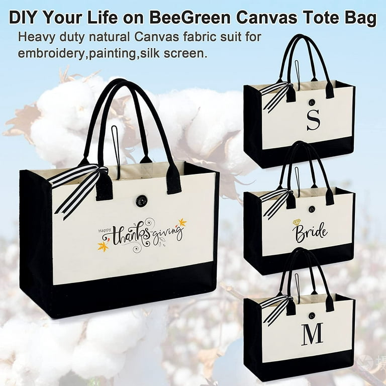 UMMH Canvas Tote Bags Bulk Personalized Gifts for Women 12, 8