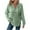 Green, variant on Loopsun Womens Winter Tops, Hooded Sweatshirts for Women, Women's Casual Comfortable Solid Hooded Long Sleeve Sweatshirt Top with Buttons Gray, L