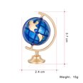thumbnail image 4 of 4 Uds. Broche azul de lujo planeta astronauta globo broche moda goteo de aceite broche, 4 of 5