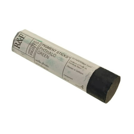 UPC: 0836943003453 | R&F Handmade Paints Pigment Stick  100ml  Pthalo Green