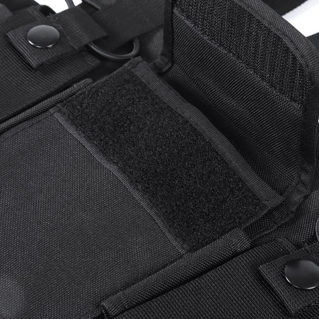 Harnais de Poitrine avant, Harnais de Poitrine Réutilisable Pack avant Nylon Doux pour UV-5R 82 9R XR pour Hommes Femmes