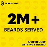 The Beard Club Sandalwood Beard Butter - Men's Leave-In Conditioning Balm, Softener and Moisturizer for Styling and Care - 2oz