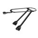 thumbnail image 3 of Portabicicletas trasero estable para bicicleta, portaequipajes trasero negro, accesorio resistente, capacidad de carga de 30 kg, práctico para viajes., 3 of 8