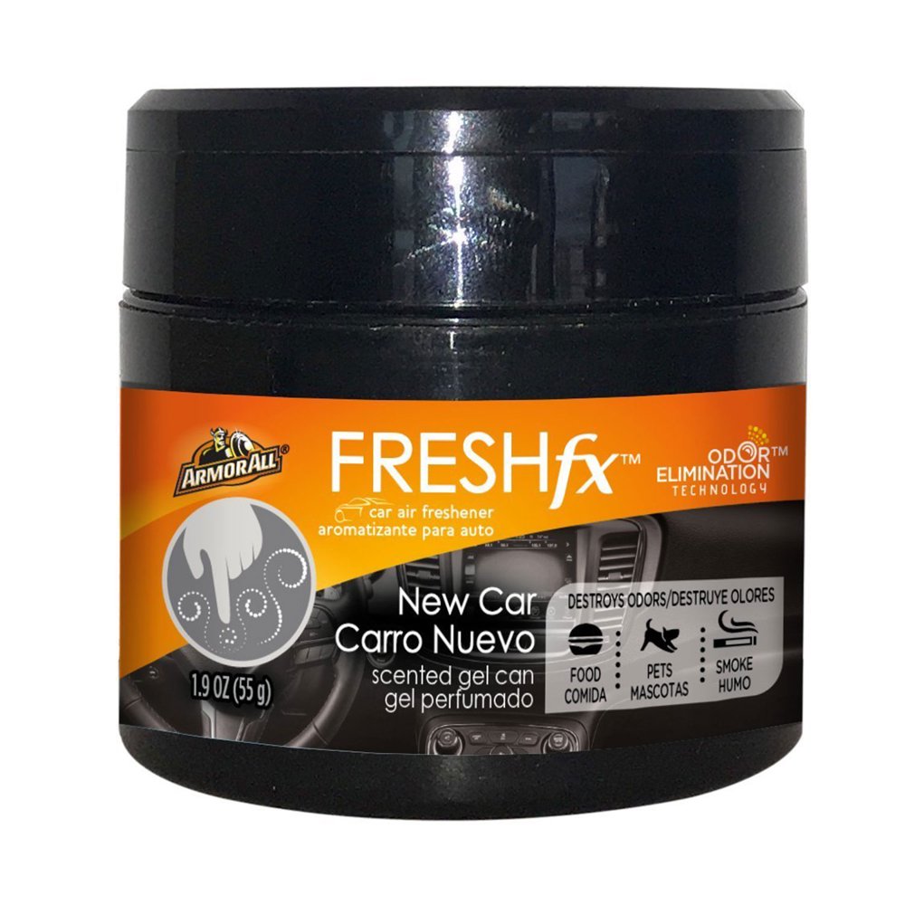 Armor All FRESHfx Car Air Freshener Scented Gel Can 1.9oz (New Car