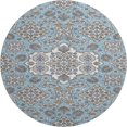 thumbnail image 2 of Addison Rugs Mayfield Premium Machine Washable Traditional Global Sky Round Rug, 8' x 8', 2 of 6