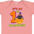 thumbnail image 4 of Inktastic Its My 1st Halloween with Cat Mouse and Pumpkin Boys or Girls Baby Bodysuit, 4 of 5