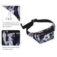 thumbnail image 4 of Fanny Pack for Women Men,Crossbody Fanny Pack Water Resistant Sports Waist Bag Pack, Belt Bag for Travel Hiking Running, 4 of 7