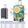 thumbnail image 4 of Travel Luggage Covers Lemon on blue background Print Elastic Washable Luggage Cover Dust-Proof Suitcase Cover Baggage Protector for 18-32 Inch Luggage, Large, 4 of 6