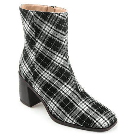 

Journee Collection Womens Sloann Tru Comfort Foam Inside Zip Stacked Heel Booties