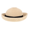 thumbnail image 5 of Mini Straw Hat for Dolls - 2" Handmade Sun Hat for 18" Doll Costumes, 5 of 6