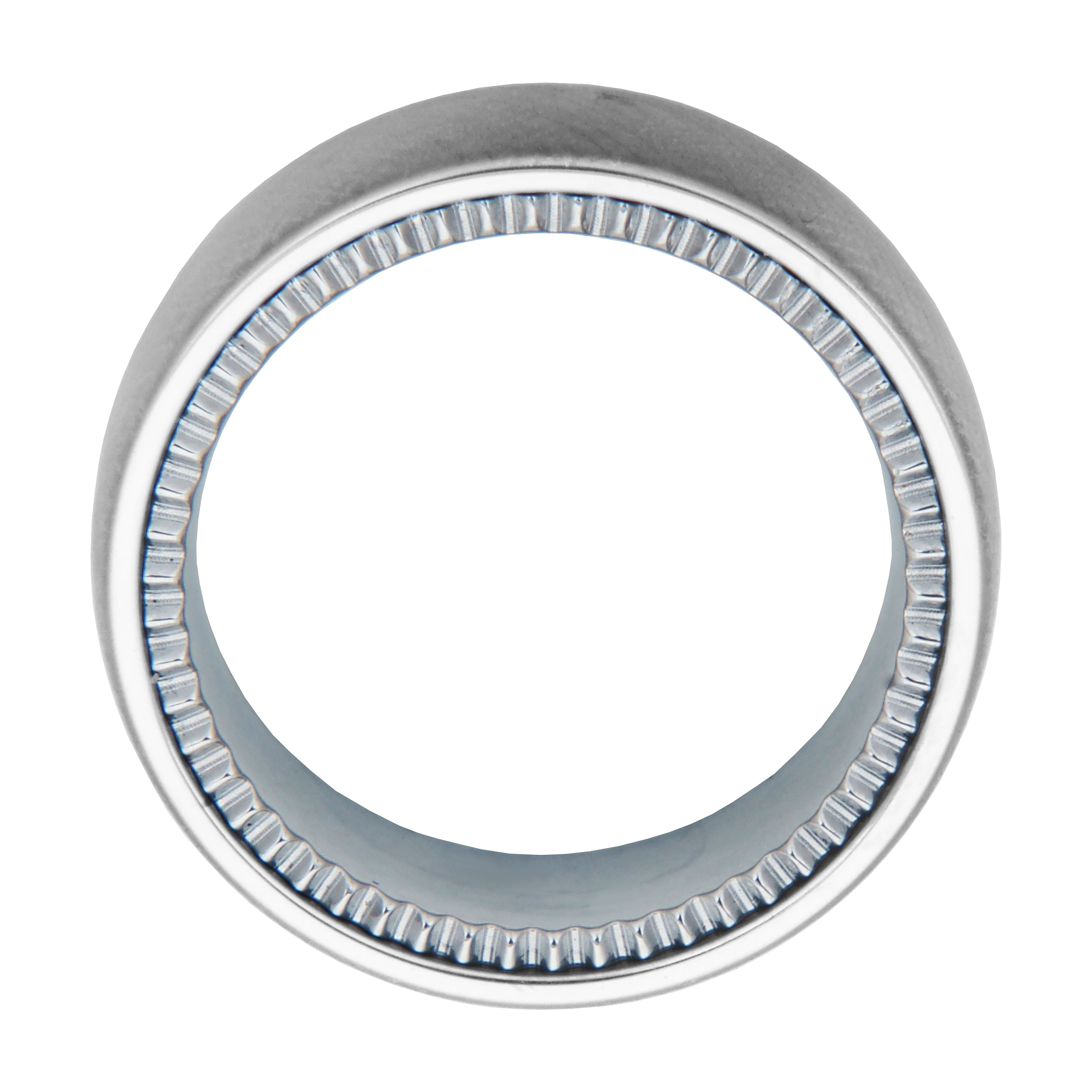Forever Facets White Sapphire Tungsten Crosshatch Comfort Fit Wedding Band, Size 9, Male