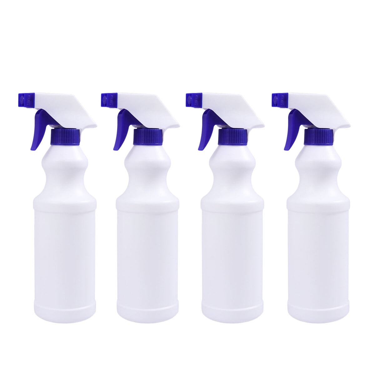 EZPRO USA Transparent Empty Spray Bottles 24oz 3 Pack, Industrial Sprayer, Heavy-Duty Spray for Hair, Pet Grooming Cat Training, Auto Car Detailing, Cleaning Janitorial