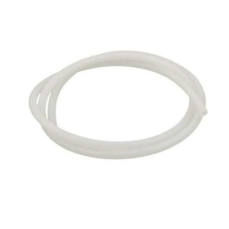 3mm x 6mm Food Grade Beige Silicone Tube Water Air Pump Hose Pipe 1M