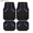 Pupple, variant on Road Comforts Heavy Duty Rubber Floor Mats Red Aluminum Film Car Mats Set, Front and Rear Car Mats