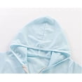 thumbnail image 5 of Girls Summer Sun Hoodie UV Protection Zip-Up Cooling Jacket Long Sleeve Ice-Silk Lightweight Hooded Shirts 10 Y, 5 of 7