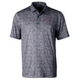 thumbnail image 2 of Men's Cutter & Buck Black Clemson Tigers Pike Constellation Stretch Polo, 2 of 3