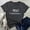 Dark Gray, variant on Graphic Tees for Women T-Shirts Women Casual Letter Print Short Sleeve Round Neck Shirt Loose Tops for Everyday Wear and Easy Styling Gray XL