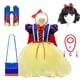 thumbnail image 1 of Vestido clásico de fantasía de Blancanieves para niñas, disfraz de princesa de Carnaval de Halloween, tutú de tul esponjoso, peluca para niños Fivean unisex, 1 of 2