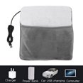 thumbnail image 4 of Heating Electric Heated Foot Warmer USB Powered Soft Fleece Foot Heating Pad Waterless for Abdomen Waist Hands, 4 of 7