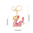 thumbnail image 4 of TIMIFIS Key Ring Diamond Inlaid Crystal Keychain Men's Pendant Accessories Birthday Gift Keychains for Women Men, 4 of 4