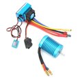 thumbnail image 1 of F540 4370KV Brushless Motor Set, 4 Pole 12 Slot F540 Brushless Motor Blue High Performance High Reliability  For 1/10 RC Car, 1 of 8