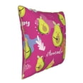 thumbnail image 2 of Kll Pink Green Avocado Decorative Throw Pillow Covers Velvet Soft For Couch Sofa Bedroom Living Room Outdoor -18"X18", 2 of 8