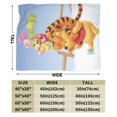 thumbnail image 4 of Piglet Cartoon Fleece Blanket for Boys Girls Kids, Ultra Soft Cozy Warm Flannel Throw Blankets, Plush Blanket Gifts for Bed Sofa Living Room Couch Home Decor 50"X40", 4 of 7