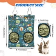 thumbnail image 2 of Comedero de heno YedSintu Rabbit con 2 orificios para colgar para mascotas pequeñas, 2 of 7