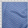 thumbnail image 4 of oneOone Cotton Flex Blue Fabric Owl Craft Projects Decor Fabric Printed By The Yard 40 Inch Wide-aB, 4 of 5