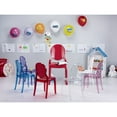 thumbnail image 5 of Pemberly Row Contemporary Kids Chair in Transparent Clear, 5 of 30