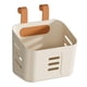 thumbnail image 1 of Organizador de cesta colgante de plástico reutilizable con gancho para ducha para baño y dormitorio amarillo, 1 of 9