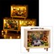 thumbnail image 3 of de Muebles de Caja de Miniatura de Bricolaje Modelo de Bricolaje Jardín de Niñas Juguetes Artesanales de Jardín de girasoles CUTICAT casa de muñecas en miniatura, 3 of 7