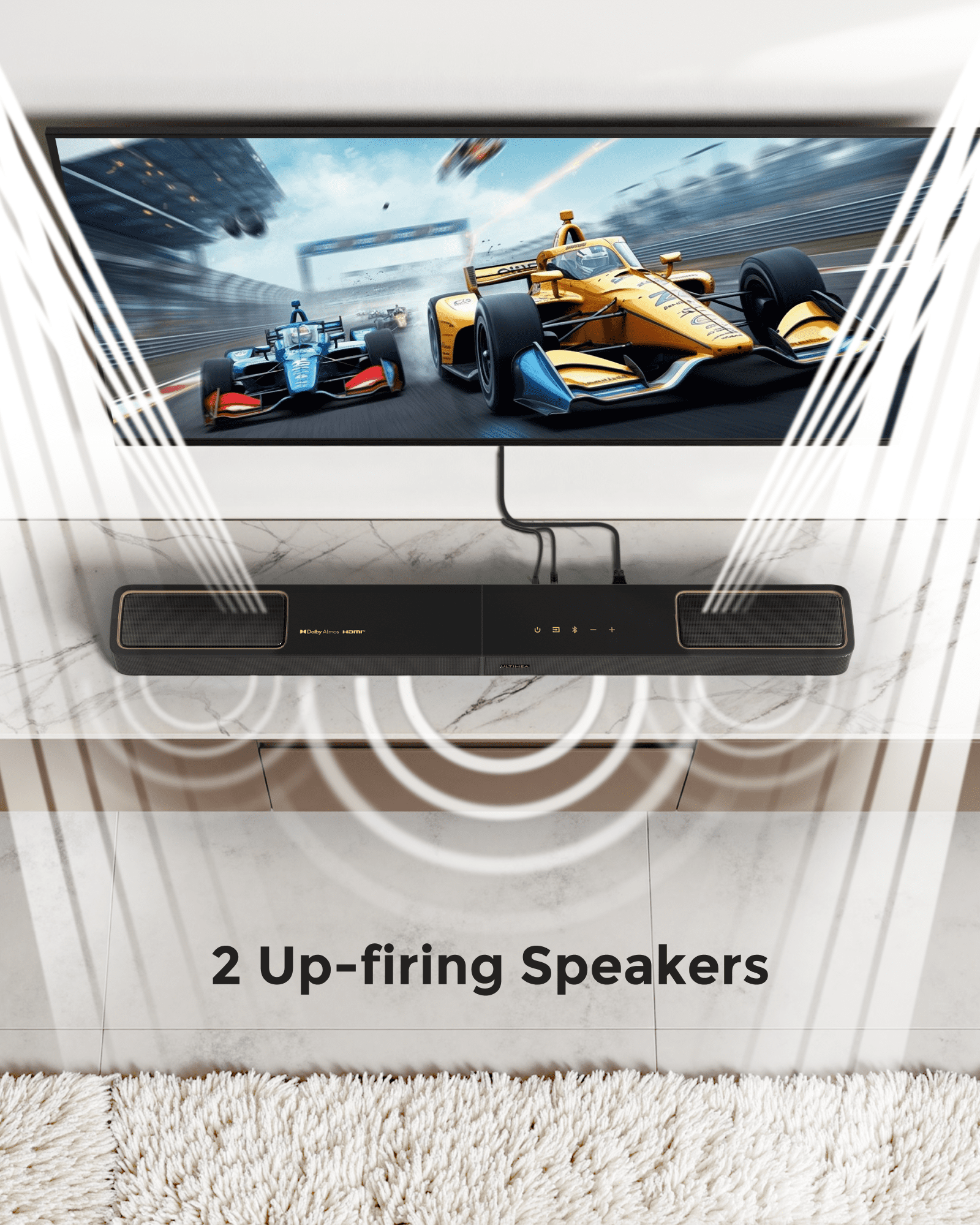 ULTIMEA サウンドバーセット Amazon.co.jp: ULTIMEA サウンドバー 7.1ch Dolby Atmos 350W サブ