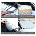 thumbnail image 3 of Car Windshield Snow Cover Winter Ice Protection, Multi-Purpose Sun Shade with Elastic Bands for All Vehicles, 3 of 4