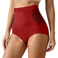 thumbnail image 4 of LILIYA Women's 4 In 1 Fitted Micro-Particle Shorts High Waist Toning Thermogenic Compression Yoga Pants Stretchy Lifting Tummy Control Breathable Firming Leggings, 4 of 8
