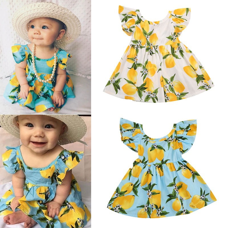baby girl lemon dress