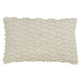 thumbnail image 2 of Saro Lifestyle Nubby Design Down Filled Throw Pillow, 2 of 5