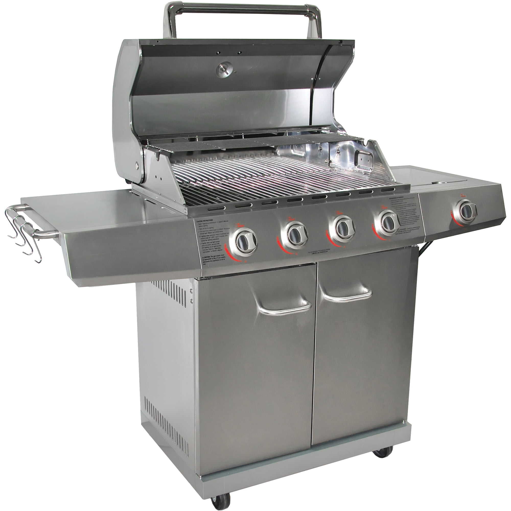 Better Homes and Gardens 4 Burner Gas Grill Stainless Steel