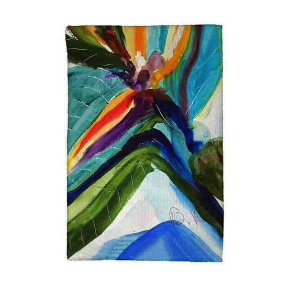 Betsydrake KT1161 16 x 25 in. Teal Paradise Kitchen Towel