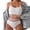 D601/White, variant on Afdoent Women's Bikini Sets New Women's Split Swimsuit Bikini Two Piece Swimwear Bathing Suit Vintage Swimwear