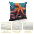 thumbnail image 4 of COMIO  Ocean Octopus Pillow Covers Farmhouse Canvas Cushion Covers Outdoor for Couch Chair Home Decor for Family Friends, 4 of 5