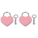 thumbnail image 3 of Heart Lock2 juegos Heart Lock Suministros para el hogar Candado Construcción robusta Jadeshay A, 3 of 8