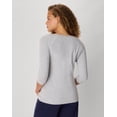 thumbnail image 3 of Hanes Women's T-Shirt Raglan Sleeve Tee Stretch Cotton Plain 6 Colors sz S-2XL, 3 of 11