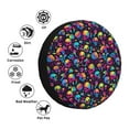thumbnail image 2 of Kdxio Skull rainbow color mushroom for Tire Cover Wheel Protectors Tyre Covers Weatherproof Wheel Covers Universal Fit for Trailer Rv SUV Truck Camper Travel Trailers 15 inch, 2 of 5