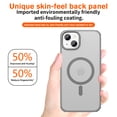 thumbnail image 5 of Dteck Magnetic for iPhone 14 Plus Compatible with MagSafe, Translucent Matte Phone Case for iPhone 14 Plus Slim Fit Shockproof Women Men Protective Cover,Gray, 5 of 7