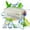 WH.White, variant on 64-Cavity Press Ice Box - Quick-Freeze Household Ice Maker with Odor-Resistant Lid, Food Grade PET, Large Capacity for Cocktails, Parties, 10.6x4.7x4.3in Green
